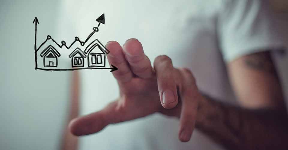 Rising mortgage rates graph