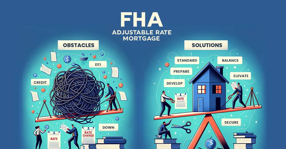 Showing obstacles and solutions for FHA adjustable rate mortgage