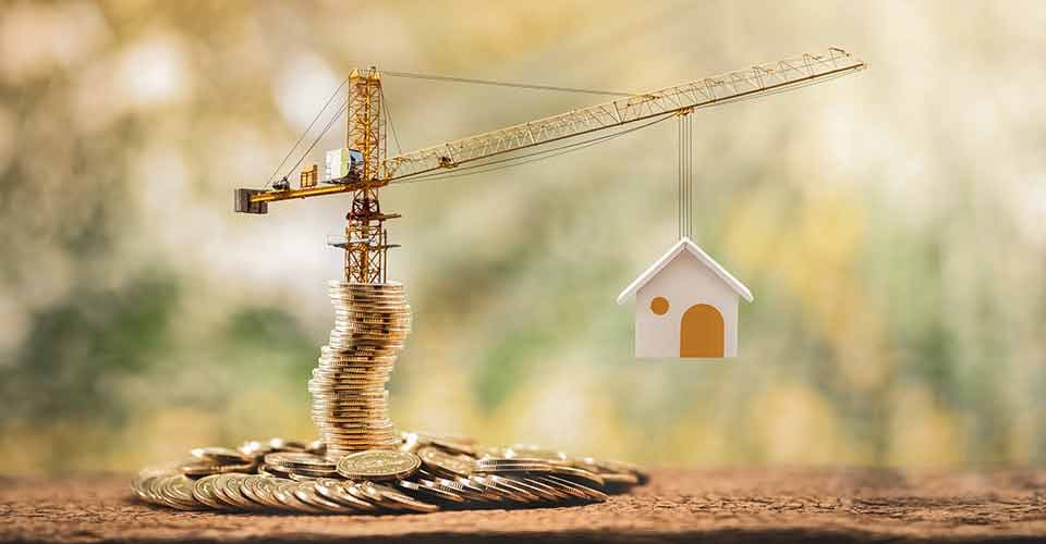 Stacking gold coins and loan for home renovation