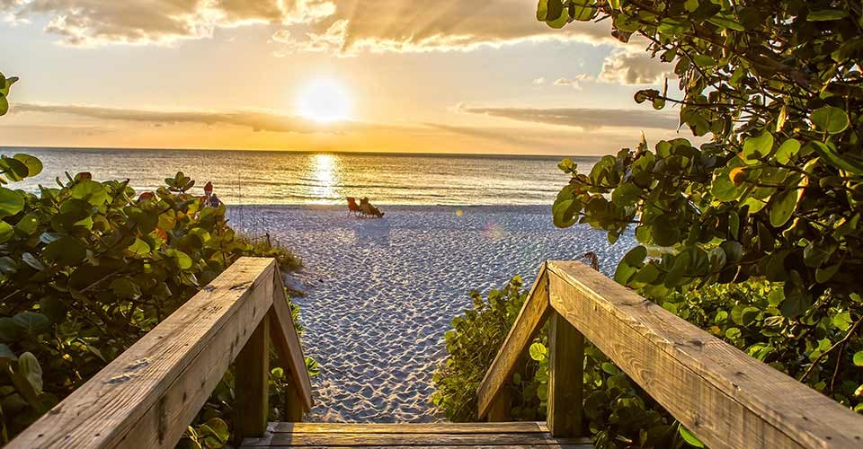 Sunset at Naples Beach Florida
