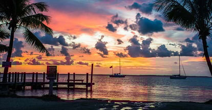 Sunset in Florida Keys
