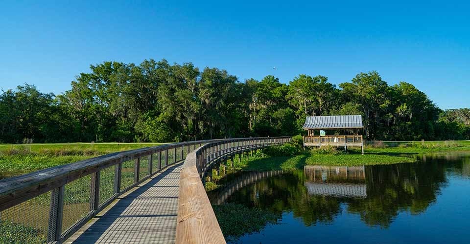 Sweetwater Wetlands Park in Gainesville Florida is a nature preserve