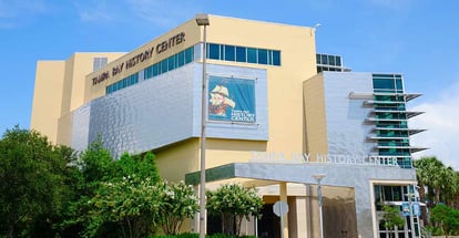 Tampa Bay History Center building in Florida which is a museum filled with historic artifacts and documents