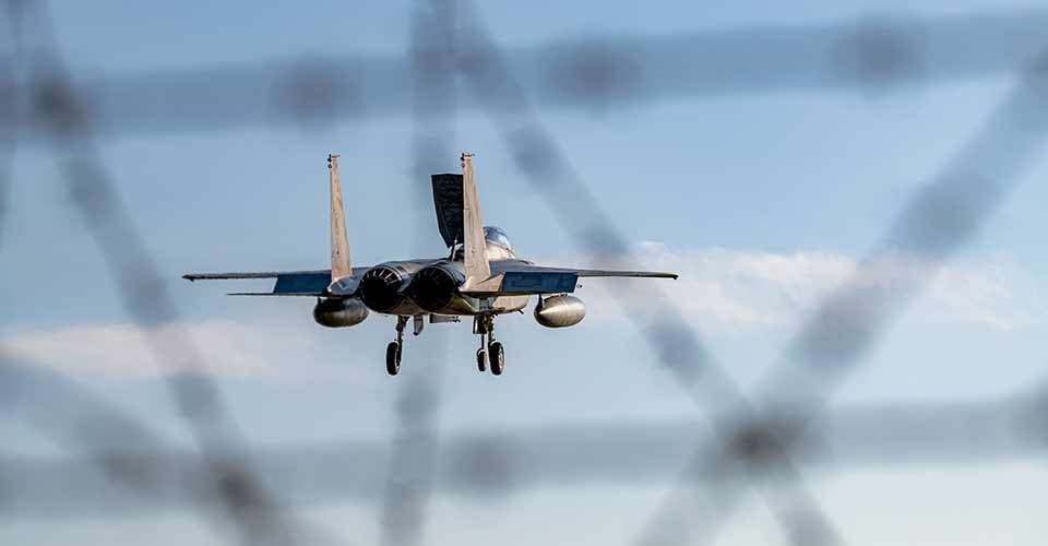The fighter plane of the Air Self Defense Force