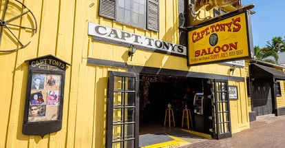 The historic Captain Tonys Saloon