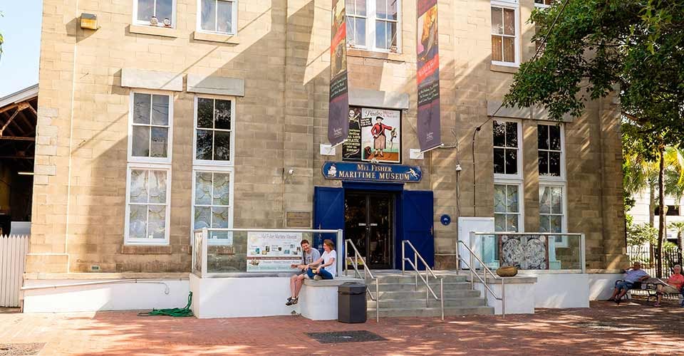 The popular Mel Fisher Maritime Museum in downtown Key West