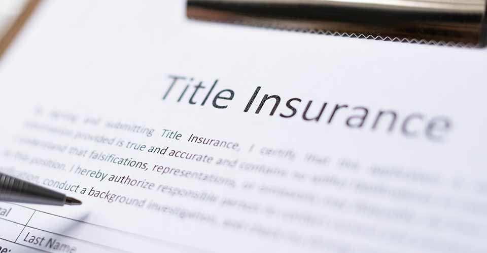 Title Insurance Application Paperwork In Office