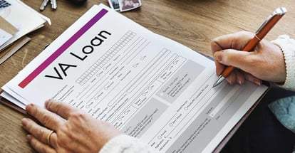 VA Loan Application Document with Questionnaire
