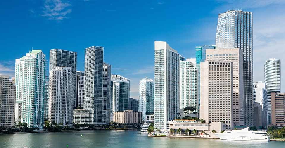 View of Downtown Miami skyline