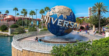 World sphere at Universals Citywalk Orlando Florida