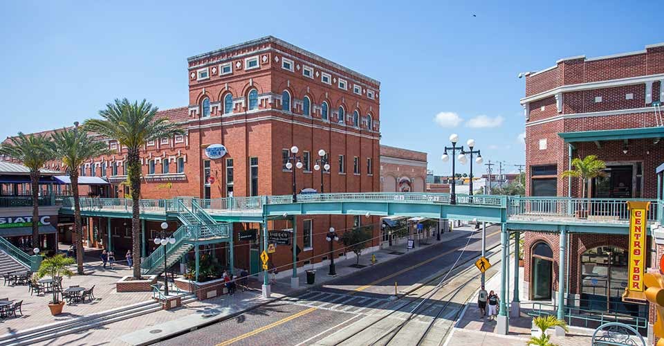 Ybor historic district in Tampa Florida