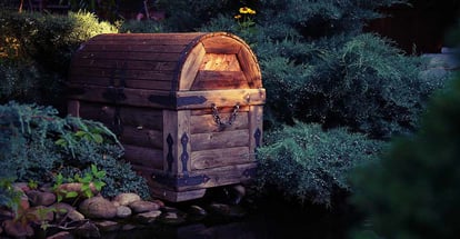 Old treasure chest