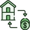 Mortgage Refinancing Icon